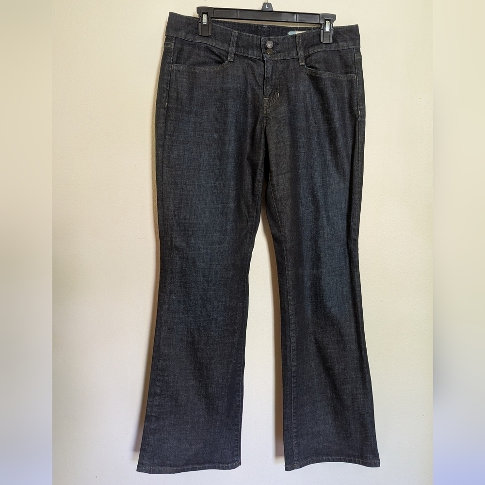 Gap Curvy Bootcut Jeans Dark Wash Stretch Mid-Rise Western Women's Size 10R